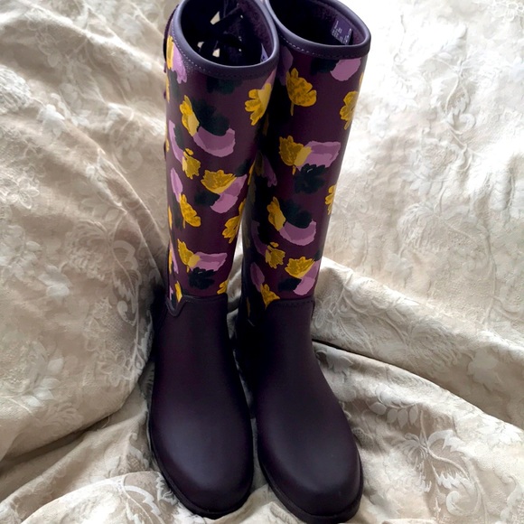Coach Shoes - Coach Rain Boots Size 9